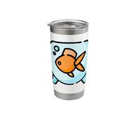 Goldfish Memory - Short Term Remembering - Forget Stainless Steel Insulated Tumbler