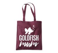 Goldfish Mum Fish Ocean Sea Tote Shopping Bag 10 Litres Capacity 42 x 38cm
