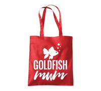 Goldfish Mum Fish Ocean Sea Tote Shopping Bag 10 Litres Capacity 42 x 38cm