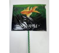 Goldfish Net,10 Inch Mesh with Baided Metal Handle,Goldfish Net for Fish Tank Sludge Food Residue Wastes Skimming Cleaning,Green
