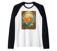 Goldfish Serenity Nowruz Celebration Raglan Baseball Tee