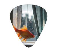 Goldfish swimming Durable guitar picks - three thicknesses of thin, medium and thick are available, suitable for guitar, bass, electric guitar and ukulele