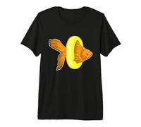 Goldfish Swimming Inflatable Float Summer Premium T-Shirt