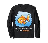 Goldfish: The Real Picture of My Memory Funny Golden Fish Long Sleeve T-Shirt