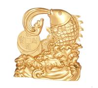 Goldfishes Statue Lucky Money Decoration,Ideal for Attracting Wealth,Simulation,Feng Shui