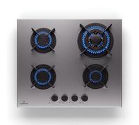 Goldflame 60cm Gas hob 4 burners Silver