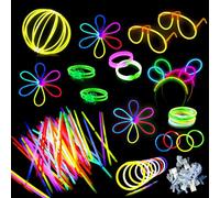 GOLDGE 172 Piece Glow Sticks Party Set with 80 Glow Sticks