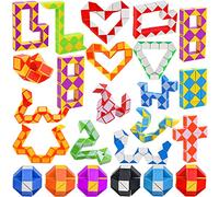 GOLDGE 24 PCS Magic Snake Cube, Snake Fidget Toy for Kids