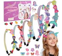 GOLDGE DIY Headband Making Kit for Girls 5-12, Birthday Gifts and Party Favors