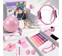 GoldHive 13Pcs Pilates Set Pilates Kit Home Pilates Sets for Women Pilates Workout Kit Pilates