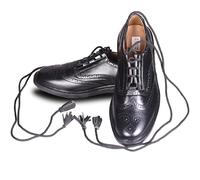 Goldia Clothes Industry Black Synthetic Leather Ghillie Brogues - Traditional Scottish Kilt Shoes for Highland Dress, Weddings & Formal Events, Black, 6 UK