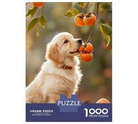 Goldie 1000 Pc Dust-Free Paper Dog Puzzle Game for Senior Citizens Decompression 70x50cm/1000pcs