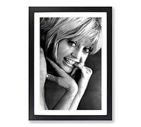 Goldie Hawn (2) Framed Print | A2 Oak Framed Wall Art | Ready to Hang | Modern Nature Picture | Living Room Bedroom Lounge Office
