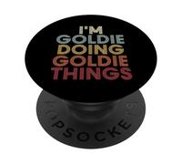 Goldie Name Goldie Personalized Name First Given PopSockets Adhesive PopGrip