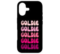 Goldie Retro Stack Design Case for iPhone 17