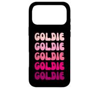 Goldie Retro Stack Design Case for iPhone 17 Pro Max