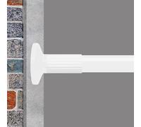 GOLDION Curtain Rod Multifunctional Telescopic Rod No Drilling 115 - 365 cm Matt White Extendable Clampable Curtain Rod - Extra Long Telescopic Rod - for Divider, Curtain and Balcony