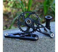 GOLDIX MTB Crankset BSA 24mm 165mm 170mm 175mm Direct Mount R-SPEC Trail Hollow Bike Crank Spindle DH AM XC for Shimano SRAM Crank 32T BB