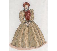 Goldleaf Needlework Cross Stitch Kit - KL176A Elizabeth I (Aida) designed by Vanessa Wells