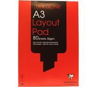 Goldline Layout Pad - 50gsm - Choose A2 - A3 - A4
