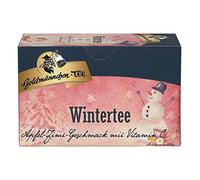 Goldmännchen Winter Tea Apple-Cinnamon-Vitamin C, 20 Single Wrapped Tea Bags