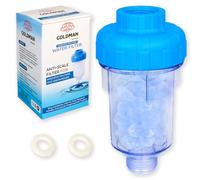 GOLDMAN SERVICE - Anti-limescale Filter for Washing Machine and Dishwasher Polyphosphate Rechargeable Water Softener Protector for Household Appliances