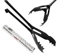 Goldmann Crocodile Tongs Firewood Tongs Black The Original Made In Germany