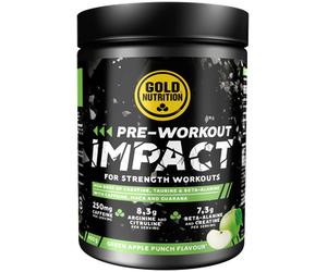 GoldNutrition Pre-Workout Impact Green Apple 400 gr
