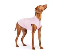 Goldpaw Dog Sun Shirt with UV Protection - Lightweight, Cooling Sun Protection Clothing for Dogs - Reduce Heat Absorption - Pet Clothes Made in the USA - Machine Washable - Size 18 - Pink Lemonade