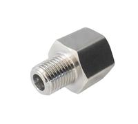 Goldpea Stainless Steel 304 1/2" NPT Female x M25*1.5 Male Thread Adapter Metric Convert NPT Pipe Fiiting 1pc