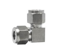 Goldpea Stainless Steel 304 Compression 90 Degree Elbow 3/4" OD x 3/4" OD Tube Fitting with Double Ferrule, Pack of 1