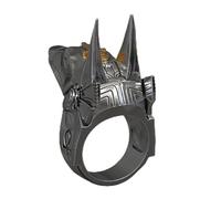 Goldplated Ancient Egyptian Pharaoh Anubis God Head Ring Fashion professionals