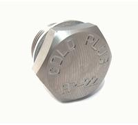 GoldPlug M22x1.5 | AP-22 | Made in USA | Stainless Magnetic Drain Plug | 1″ Hex Head 13.5mm Thread Length 22.5mm Overall Length Uses Extra Washers SW-22