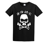 GOLDROAST B.R.M.C The Wild One BRMC Biker Cult O-Neck 100% Cotton Short Sleeve Unisex T-Shirt L Black