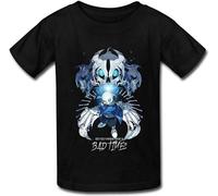 GOLDROAST Men's Habo Line Bedora Undertale Sans Do You Wanna Have A Bad T for Kid's T-Shirt Black