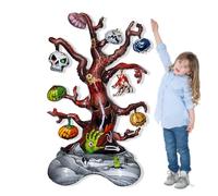 GoldRock XXL Halloween Decorative Balloons Standing 150 × 100 cm, Horror Dead Tree Balloons for Halloween Party, Standing Halloween Balloons Large, Halloween Foil Balloons for Indoor Outdoor
