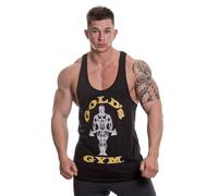 Gold's Gym GGVST003 Men's Muscle Joe Premium Stringer Vest, Black, S
