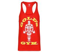 Gold's Gym GGVST003 Men's Muscle Joe Premium Stringer Vest, Red, XXL