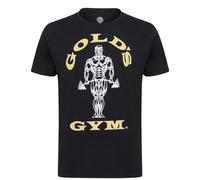 Gold's Gym Mens Ggtop009 Hooded Long Sleeve Top T-Shirt, Black, L EU