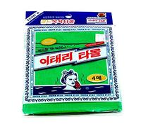 GOLDSANGSA-Korean Exfoliating Towel Washcloth Mitts 12pcs(Green4,Red4,Yellow4)/Korean Italy Towel Skincare Exfoliating Scrub Bath Cloth Remove Dead Skin