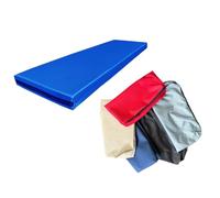 Goldstar 5cm 2" in Thick Replacement Waterproof Cushion Cover Only For Garden Bench Pad Outdoor FADE RESISTANT, Royal Blue, 3 Seater (140 x 51 x 5 cm))