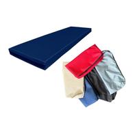 Goldstar 5cm 2" in Thick Replacement Waterproof Cushion Cover Only For Garden Bench Pad Outdoor FADE RESISTANT, Navy Blue, 3 Seater (140 x 51 x 5 cm))