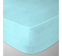 Goldstar® Aqua Cot Bed Fitted Sheet 100% Egyptian Cotton 200 Thread Count, 70 x 140cm