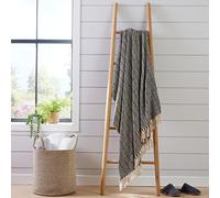 GoldStar Eco Friendly Super Soft Recycled 100% Cotton Throw Blanket for Sofa Bed Chair, 228 x 254 cm, Casablanca