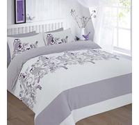 GoldStar® Owls Printed Duvet Cover Bedding Set Single Double King Super King, Double, Plum