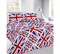 Goldstar® Union Jack Blue Single Duvet Quilt Cover With Pillow Case