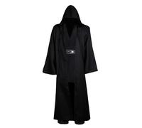 GOLDSTITCH Mens Tunic Hooded Robe Full Set Halloween Cosplay Costume Black S