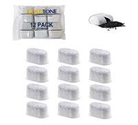 GoldTone Charcoal Water Filter Compatible with KitchenAid KCM111WF Coffee Maker and Brewer, Fits KCM111 and KCM112 (12 Pack)