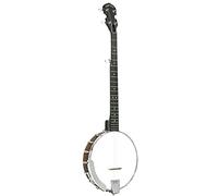 Goldtone Cripple Creek CC-50 Openback 5-String Banjo with Maple Rim, Rolled Brass Tone Ring, Engraved Arm Rest, and Vintage Brown Satin Finish