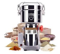 Goldtouch 1000g Electric Grain Grinder Mill 3000W Spice Grinder 304 Stainless Steel High Speed 30000rpm Electric Flour Grain Mill for Nut, Rice, Spice, Coffee, Flour, Herb